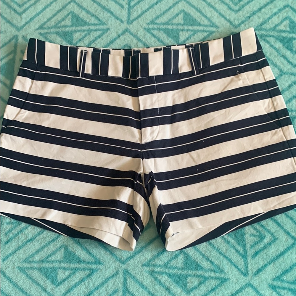 Banana Republic Navy and White Striped Garment